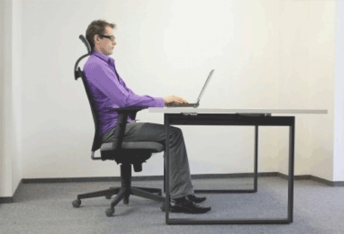 Choose a neck-supporting chair